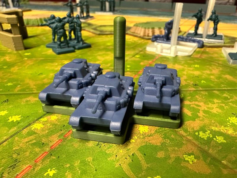 Memoir 44 Tank Tray Holder (x3)