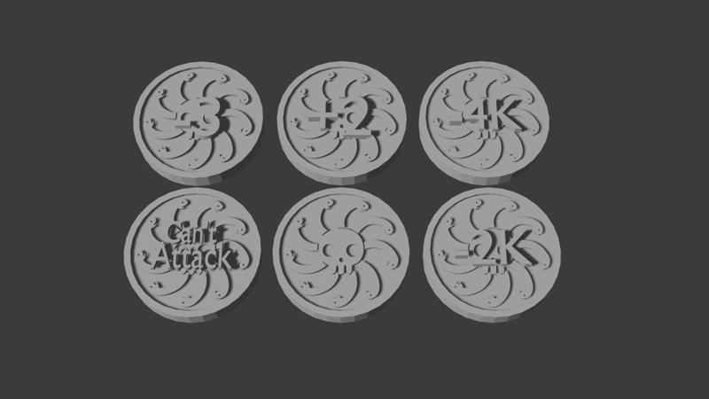 Token One Piece TCG Boa Hancock or Kuja Pirates | Used power, cost and ability counter