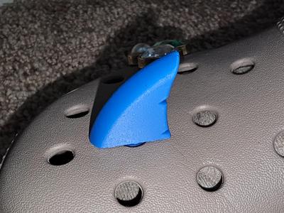 Shark Fin Croc Charm