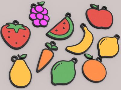 Fruit Keychains