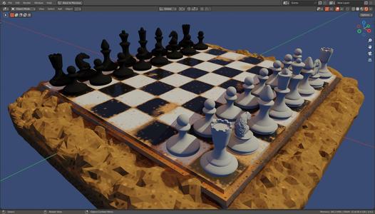 Chess Basic Asset Revamp3d! - 3D Game Engine Asset Only