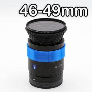 CAMERA FILTER RING ADAPTER 46-49MM (STEP-UP)