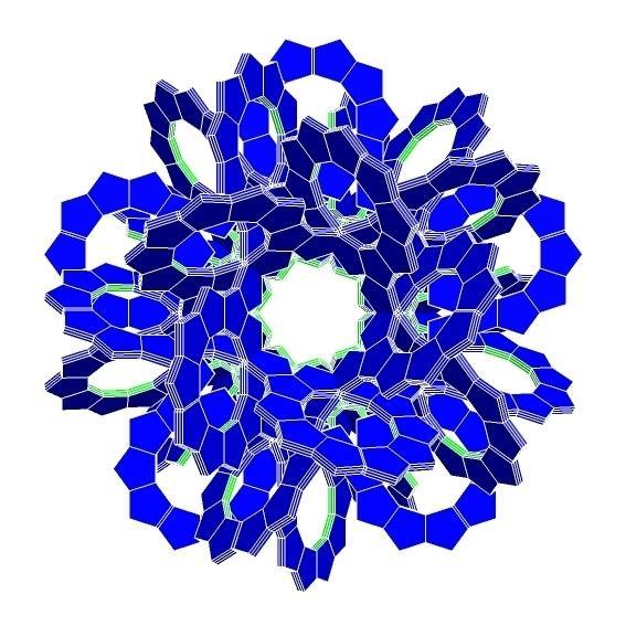 HOLDEN-KEPLER ICOSIDODECAHEDRAL MONOSURFACE 1