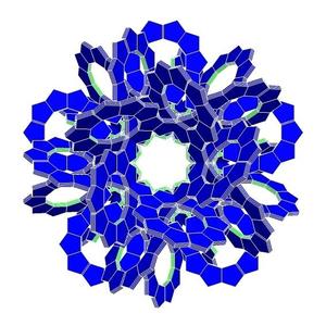 HOLDEN-KEPLER ICOSIDODECAHEDRAL MONOSURFACE 1