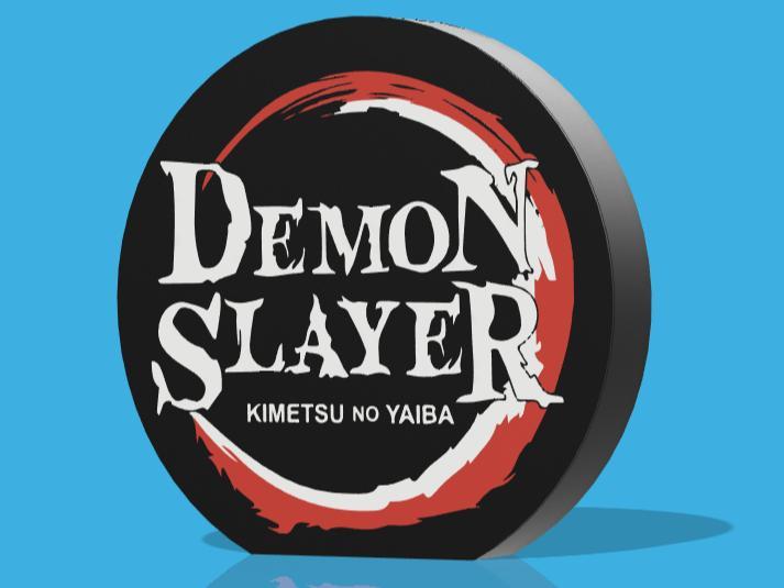Demon Slayer Logo Lamp