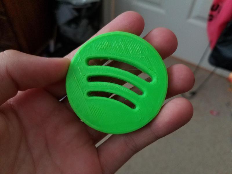 Spotify 3D logo