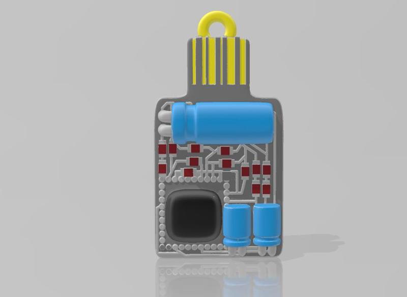 KEY RING CIRCUIT BOARD
