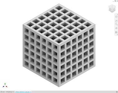 Matrix Skeleton Cube