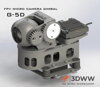 G-5D FPV MICRO CAMERA GIMBAL