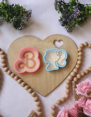 Barbie cookie cutter set of 3 STL