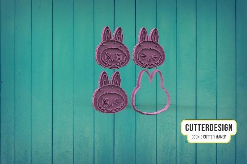 Labubu Mini Cookie Cutters Mini Cookie Cutters