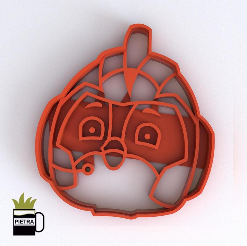 TOP WING ROD FONDANT COOKIE CUTTER MOLD PRINTING MODEL