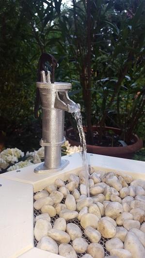 Antique garden pump