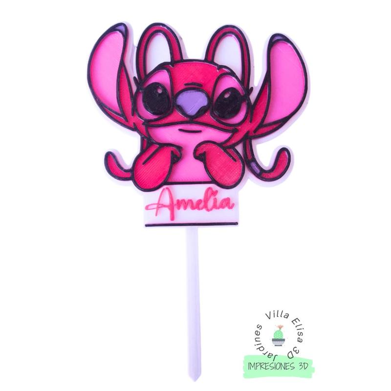 Angela stitch cake topper cake topper