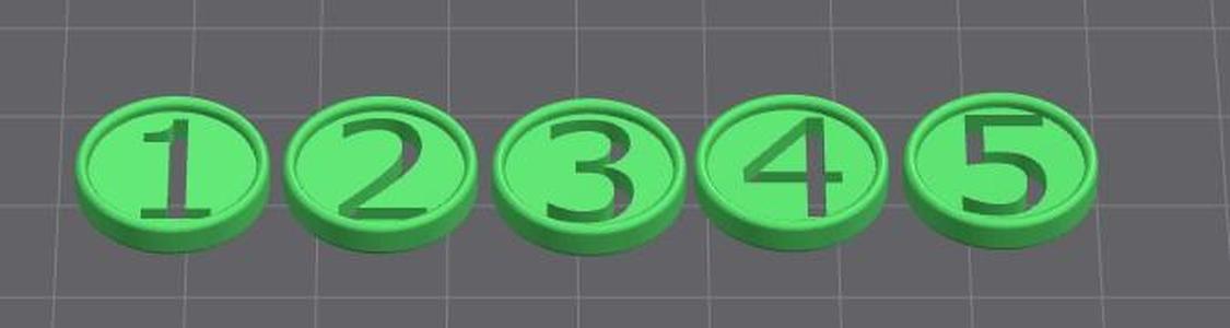 Number game cards