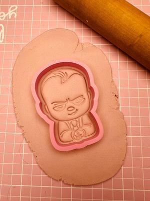 CUTTING BOSS IN DIAPERS