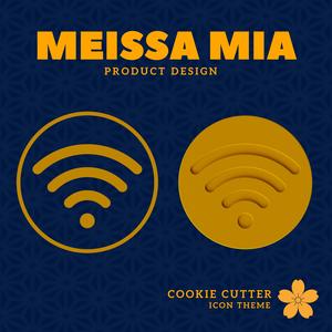 WiFi Cookie Cutter – Digital 3D Print File for Fun, Tech-Inspired Baking