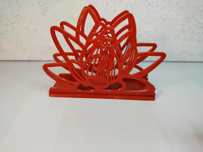 Lotus Flower Napkin Holder