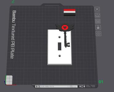 Hazbin Hotel - Single Light Switch Plate