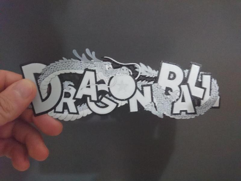 Logo Dragon ball en 3D