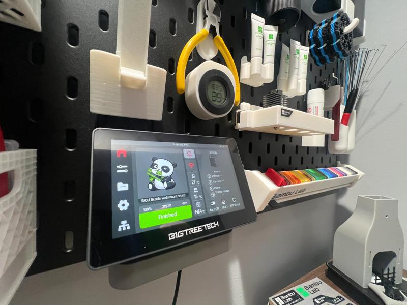 BIQU / Big Tree Tech Panda Touch Ikea Skadis Mount