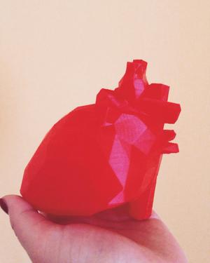 Low Poly Heart Model
