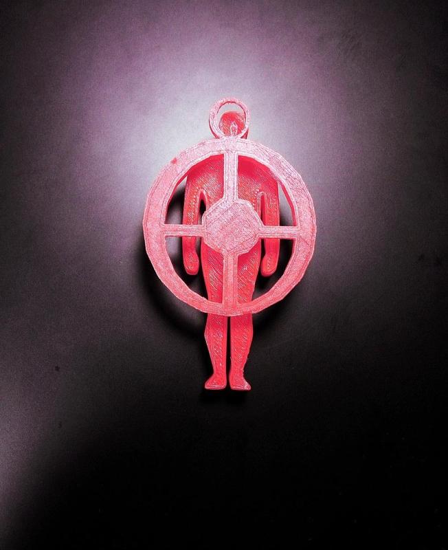 human death key chain