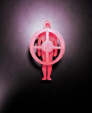 human death key chain