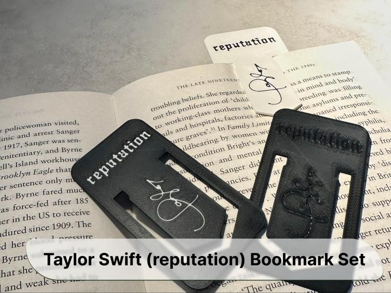 Taylor Swift - reputation - bookmarks (AMS/no AMS)