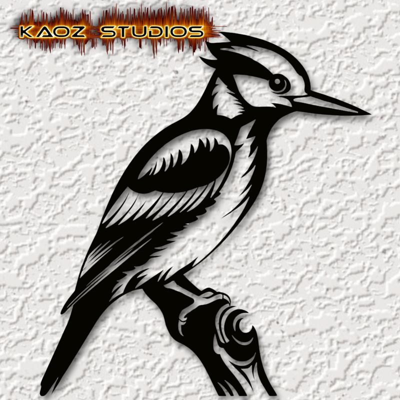 woodpecker wall art wood pecker wall decor 2d art bird