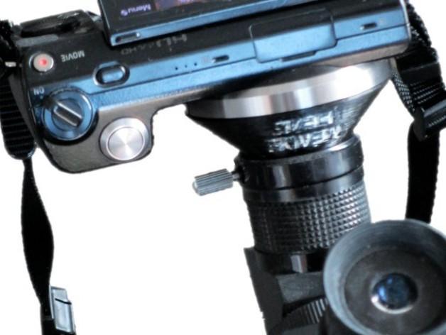 Meade telescope to Sony FE/E-mount Adapter