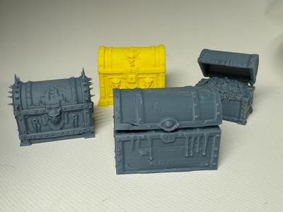 chests for the Dungeons and Dragons game DND