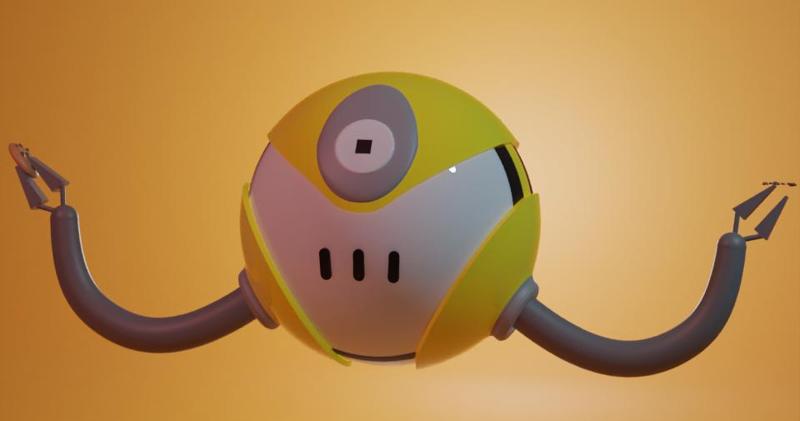 Kevin (KVN) - Final Space - Colorised for AMS printing & supports added