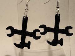 Quirky Tool Earrings Hammer and spanner