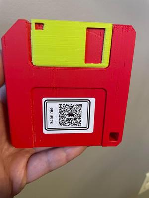 3 1/2" Floppy Disk Coin Bank