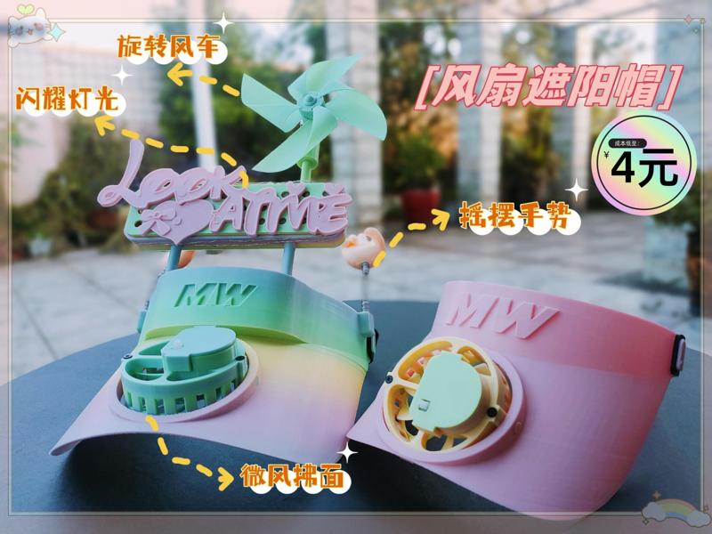 Fan Visor Hat - Fandom Support Edition