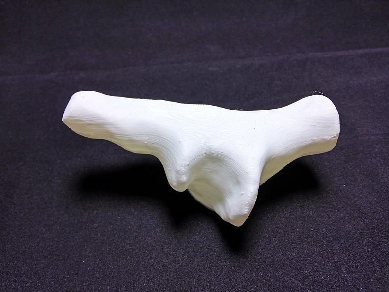 Molded scanned handle for game joystick
