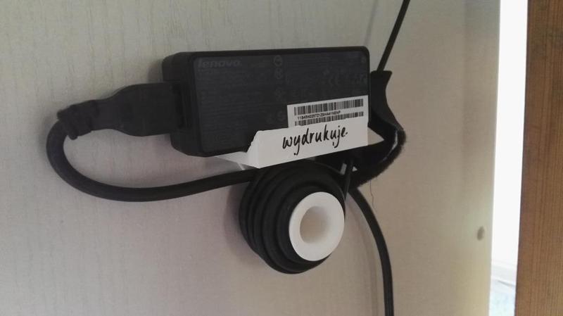 Lenovo laptop power supply mount