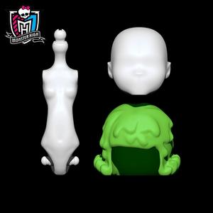 Monster High Flexible Wig