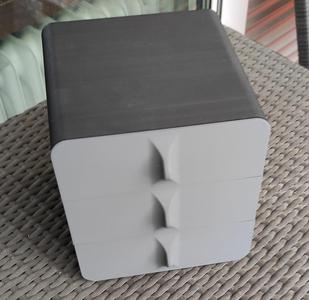Mini commode/drawer organizer with secret compartment/tray (hidden "safe")