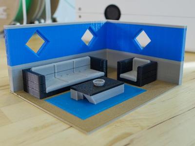Multi-color Living Room