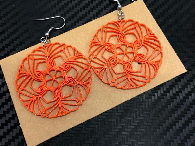 Mandala earrings 0.4 nozzle no AMS