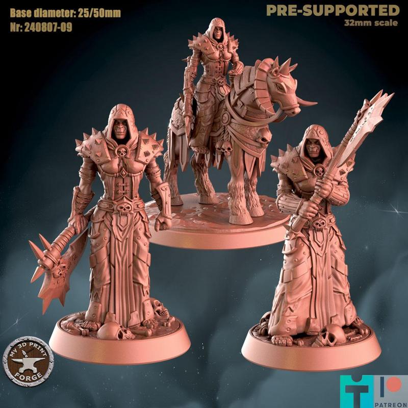 Death Knight Orc Female 3 models