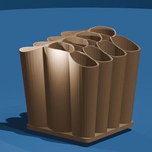 Ellipse Pattern Pencil Holder