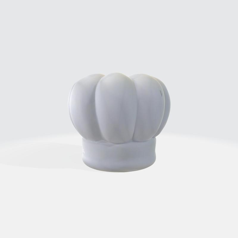 Chef Hat 3D Model Pack - Kitchen Cook Toque