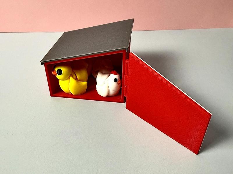 Chicken coop for mini flexi animals