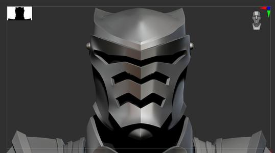 Shardplate Helmet from "The Stormlight Archive".