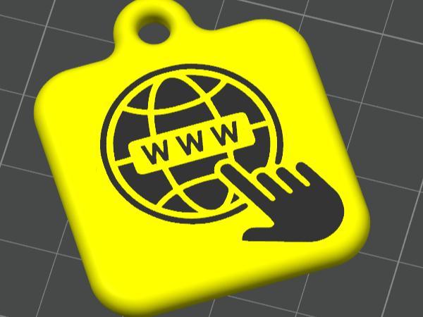 NFC Keychain Website WWW 