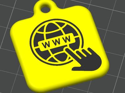 NFC Keychain Website WWW 