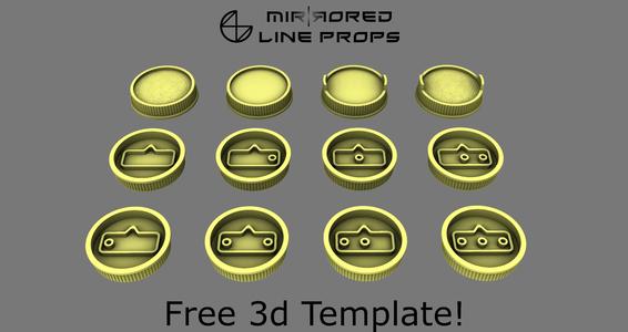 Playmates MMPR Morpher Coin Template - Make Your Own!